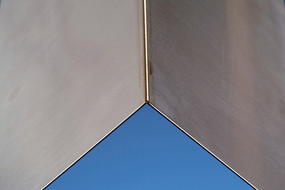 Detailfoto geschweißte Kante innen