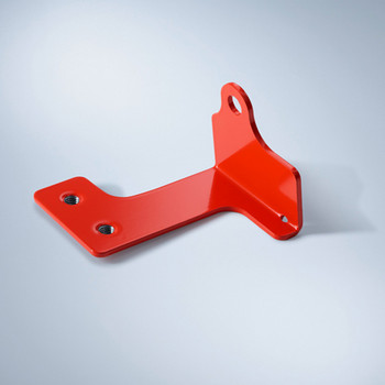 Rot gepulvertes Kantteil