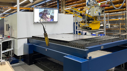 Unsere neue TruLaser 5030 fiber mit 24 kW 