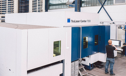 TruLaser Center 7030 in der Fertigung von H.P. Kaysser