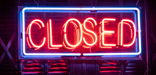 Closed Neon-Schild