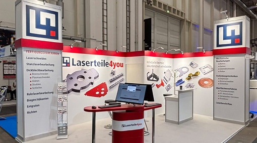 Messestand Laserteile4you auf der Nortec 2026