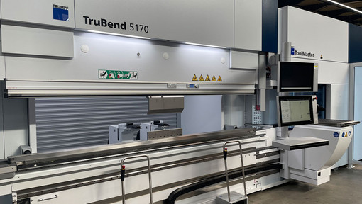Neue TruBend 5170 Kantmaschine von TRUMPF