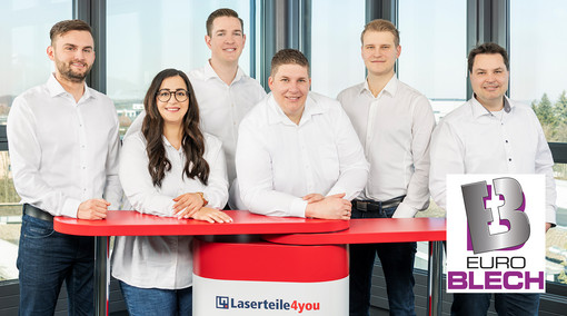 Gruppenfoto Laserteile4you Messeteam