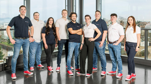 Gruppenfoto Laserteile4you Messeteam