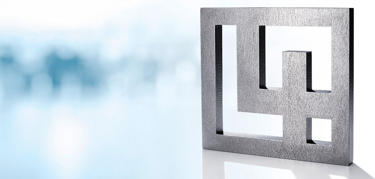 Laserteile4you Logo als Brennzuschnitt