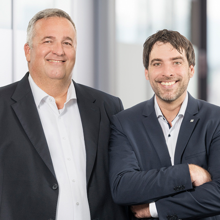 CEO Achim Hinterkopf (links), CTO Kai Klenk (rechts)